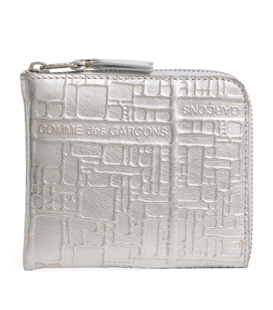 Comme des Garçons leather zipped card holder - British product
