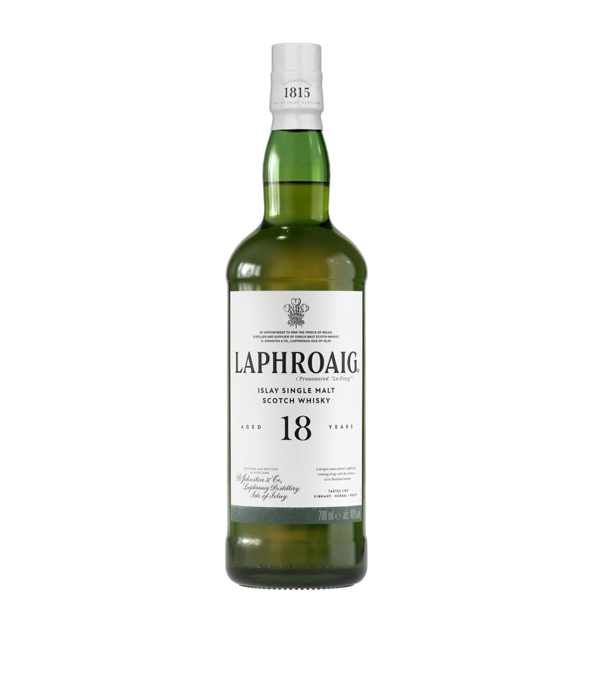 Laphroaig 18-Year-Old Scotch Whisky 70cl, UK version