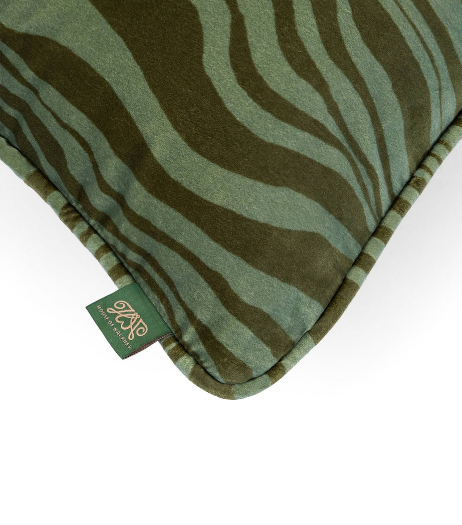 House of Hackney velvet piped dazzle cushion 45cm x 45cm, UK version
