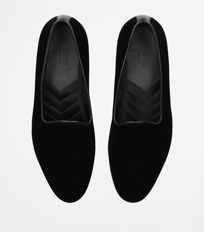 Zegna Velvet Gala Loafers (British brand)