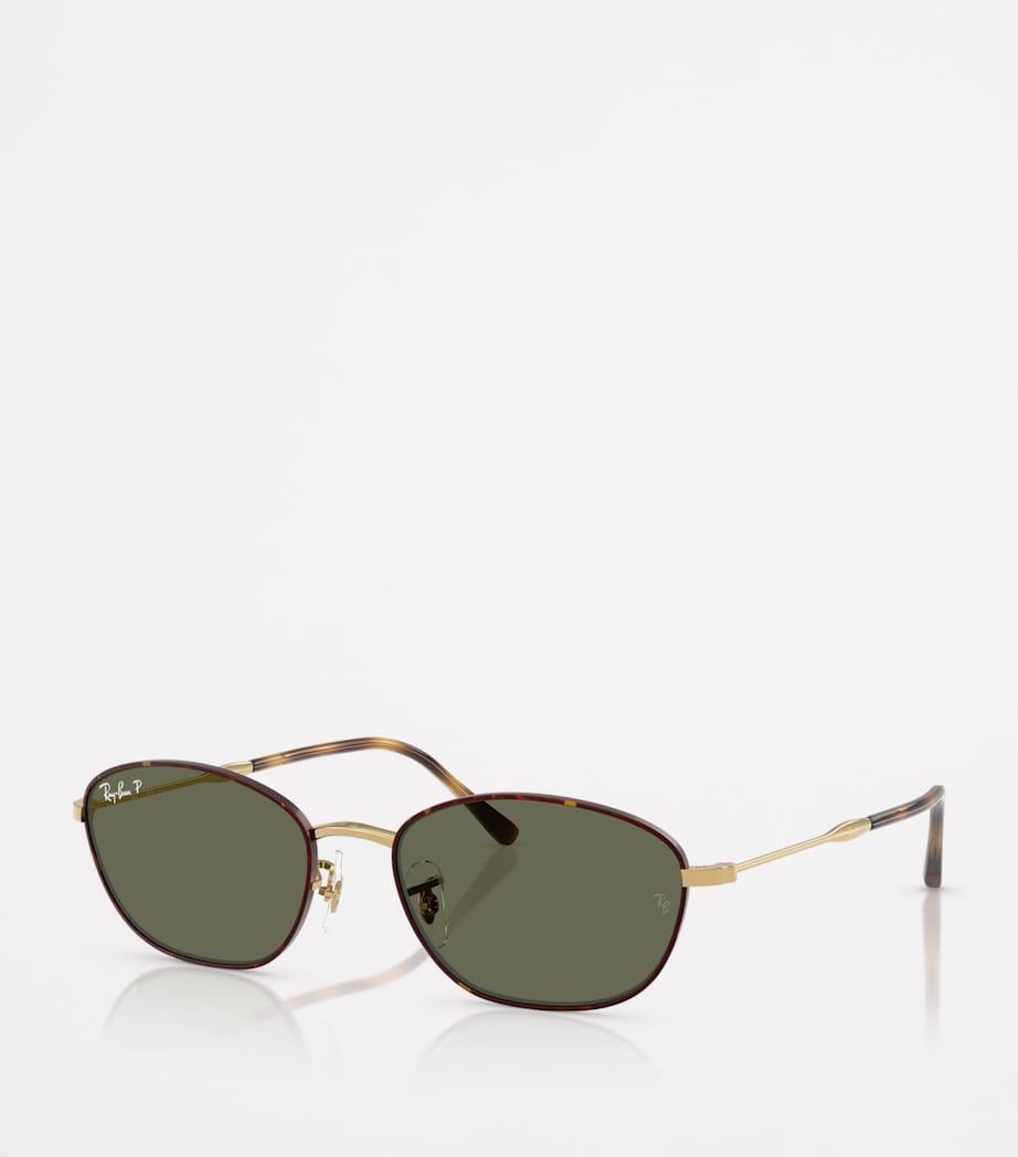 Ray-Ban RB3749 irregular metal frame sunglasses, imported from the UK