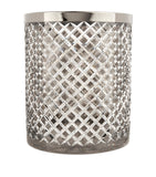 Bevelled Crystal Open Bin with Chrome Plated Rim