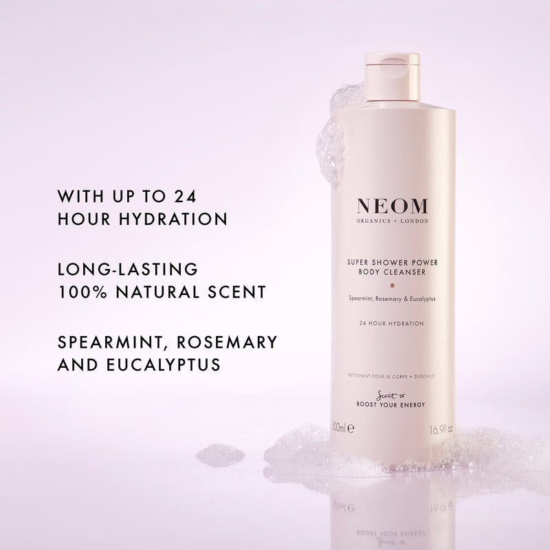 NEOM body cleanser Super Shower Power 500ml, UK version
