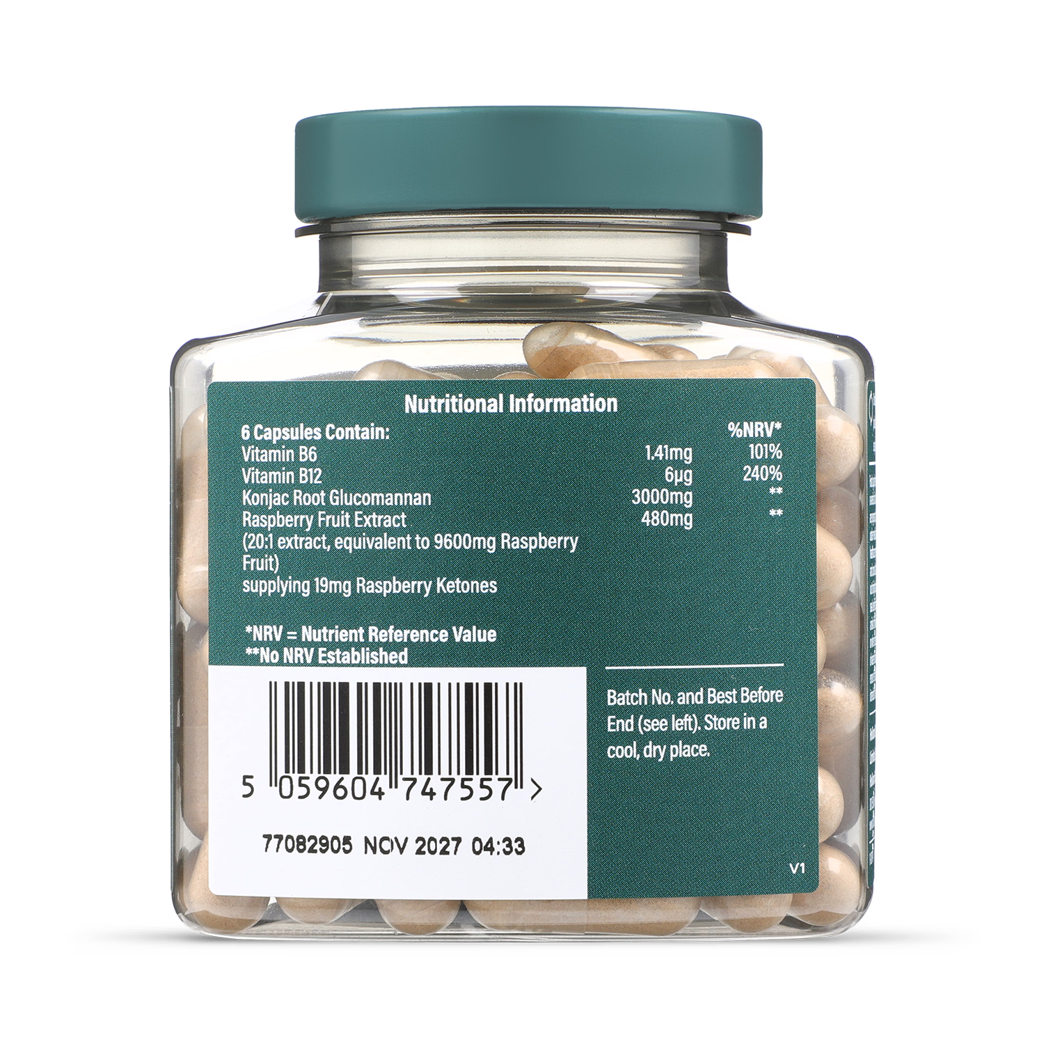 Holland & Barrett Raspberry Ketone Complex 90 Capsules, UK version