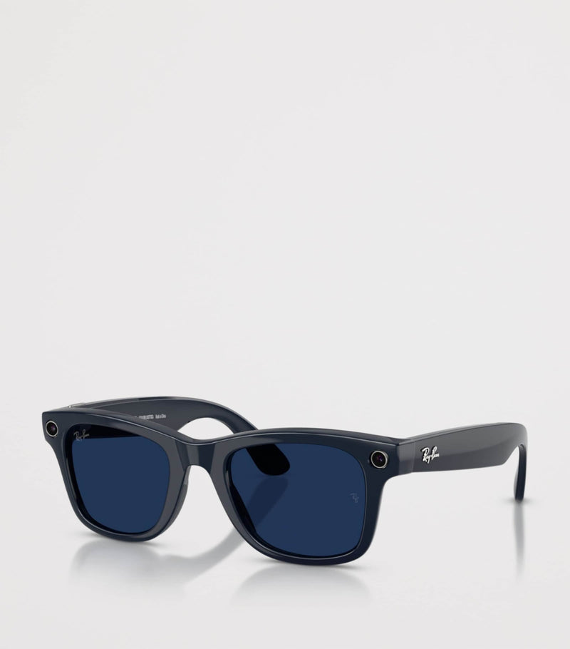 Ray-Ban Meta Wayfarer AI sunglasses with camera and speakers, imported from the UK