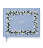 Rifle Paper Co. hydrangea embroidered guestbook 21cm x 26cm, imported from the UK