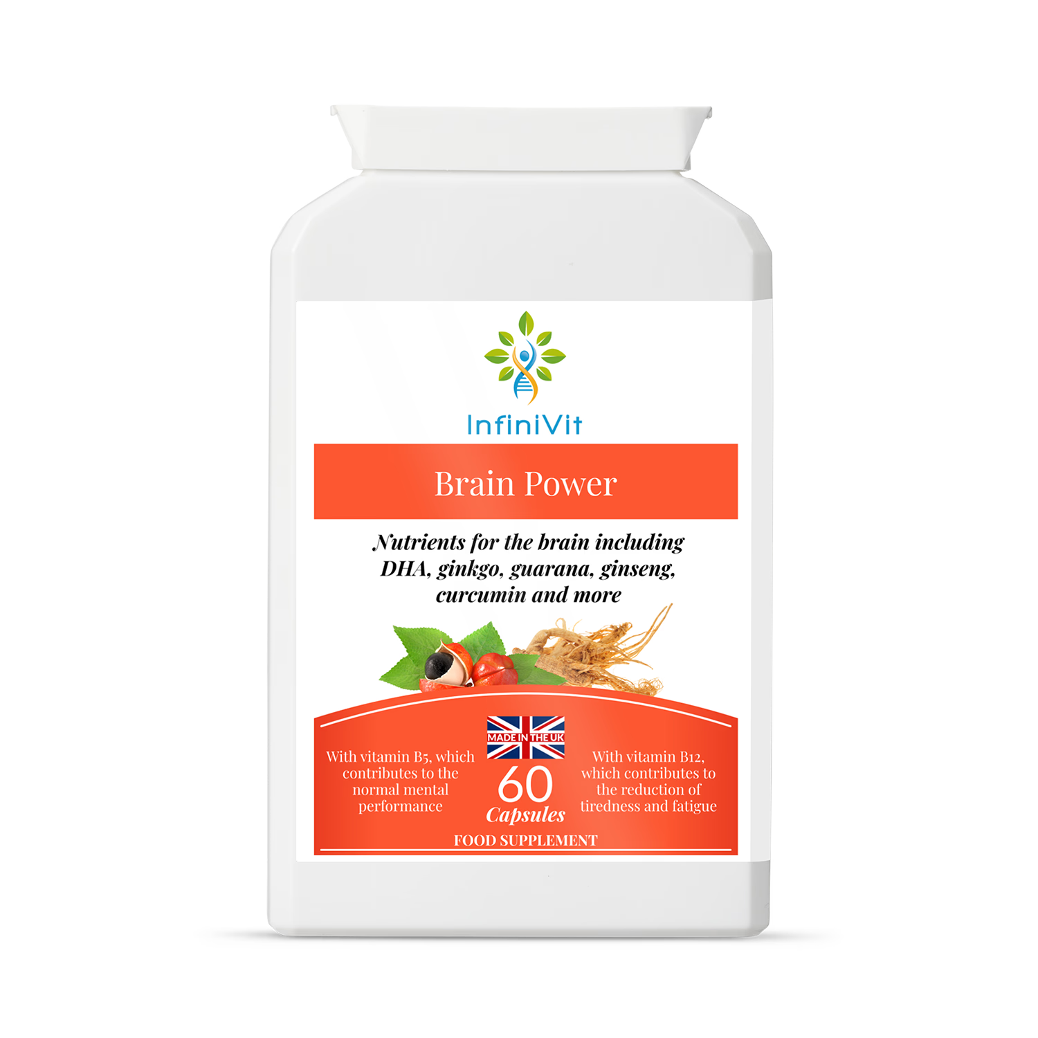 InfiniVit Brain Power 60 capsules, UK version