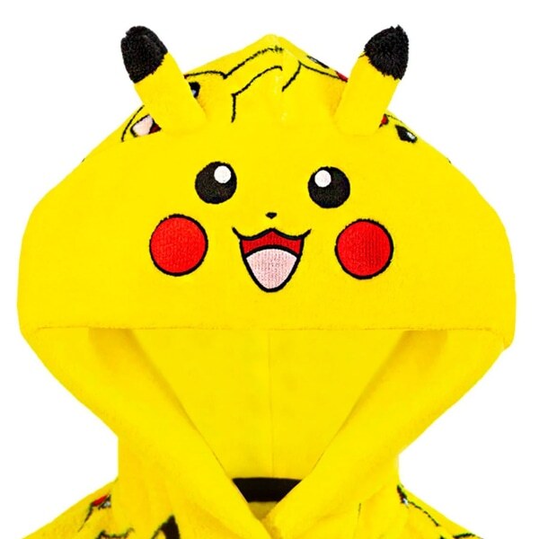 Pokemon Kids Pikachu Front Pocket Robe (13-14 Years)