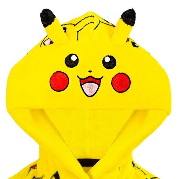 Pokemon Kids Pikachu Front Pocket Robe (9-10 Years)