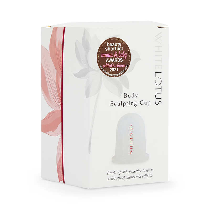 White Lotus Beauty silicone body sculpting cup massage tool, UK version