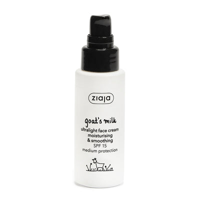 Superdrug Ziaja Goat's Milk Ultralight Face Cream SPF 15 50ml- Buy online at McGrocer