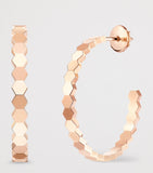 Chaumet Bee de Chaumet hoop earrings in rose gold - British product