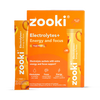 Zooki Electrolyte Drink Powder Peach 30 Sachets (British brand)