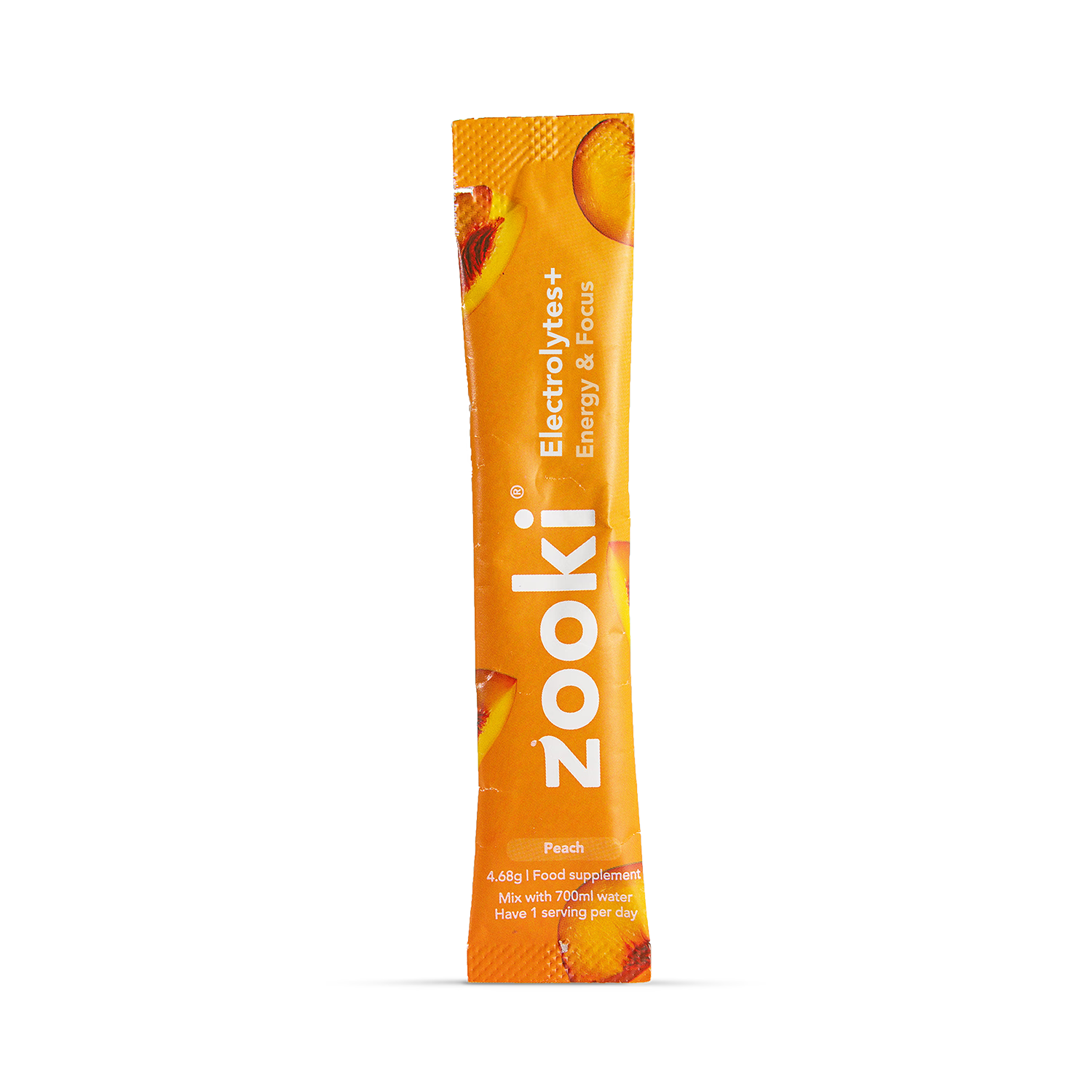 Zooki Electrolyte Drink Powder Peach 30 Sachets (British brand)