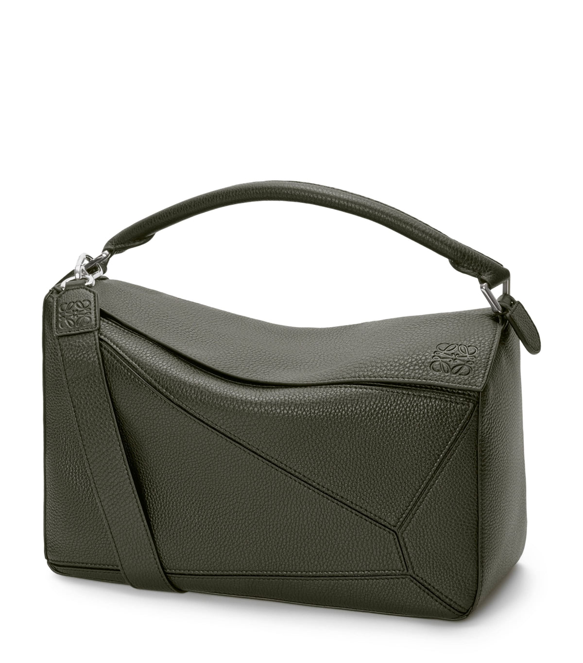 LOEWE Puzzle large leather top-handle bag, UK version