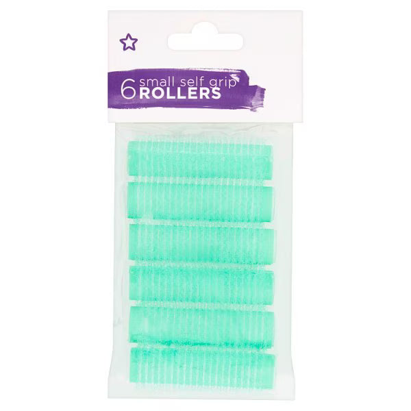 Superdrug self grip rollers green 6-pack (British brand)