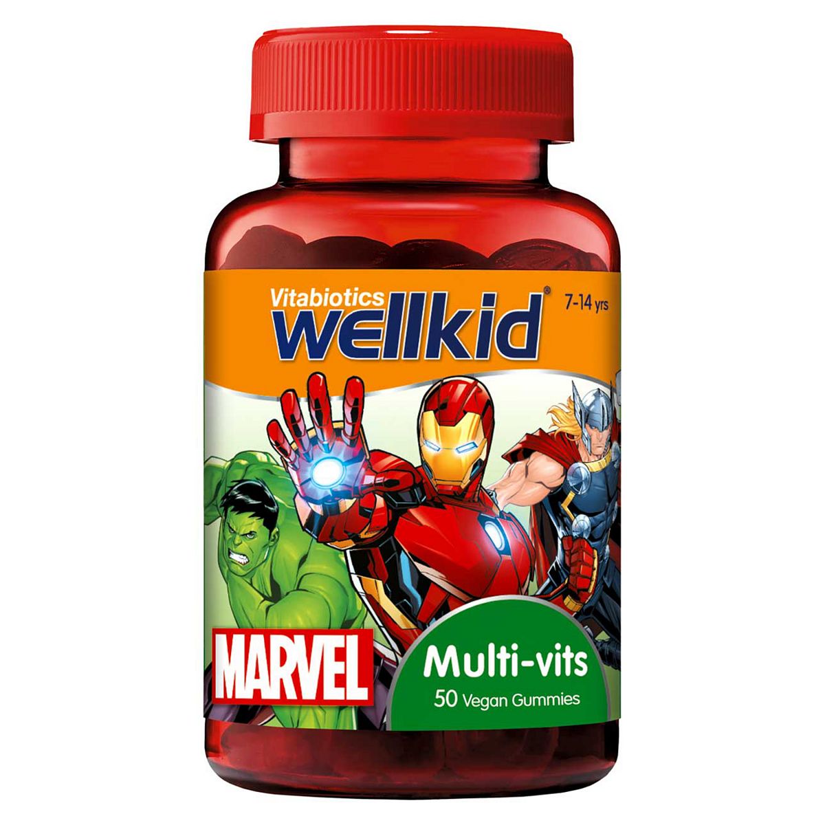 Vitabiotics Wellkid Marvel Multi-vits 50 Vegan Soft Jellies General Health & Remedies Boots   