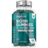 WeightWorld biotin gummies 5000mcg 120 count, UK version