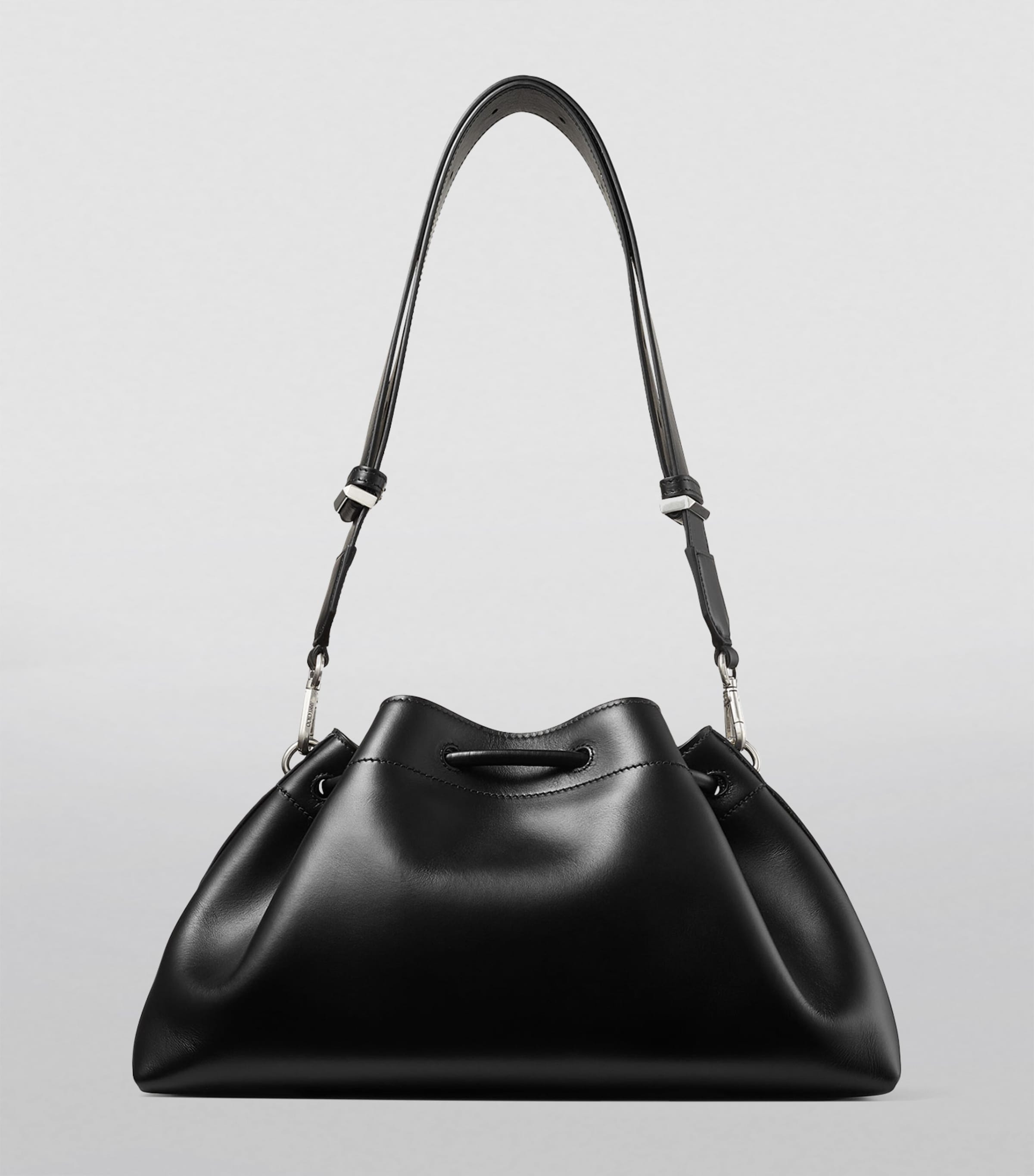 Jimmy Choo Cinch bucket bag leather chain drawstring, UK version