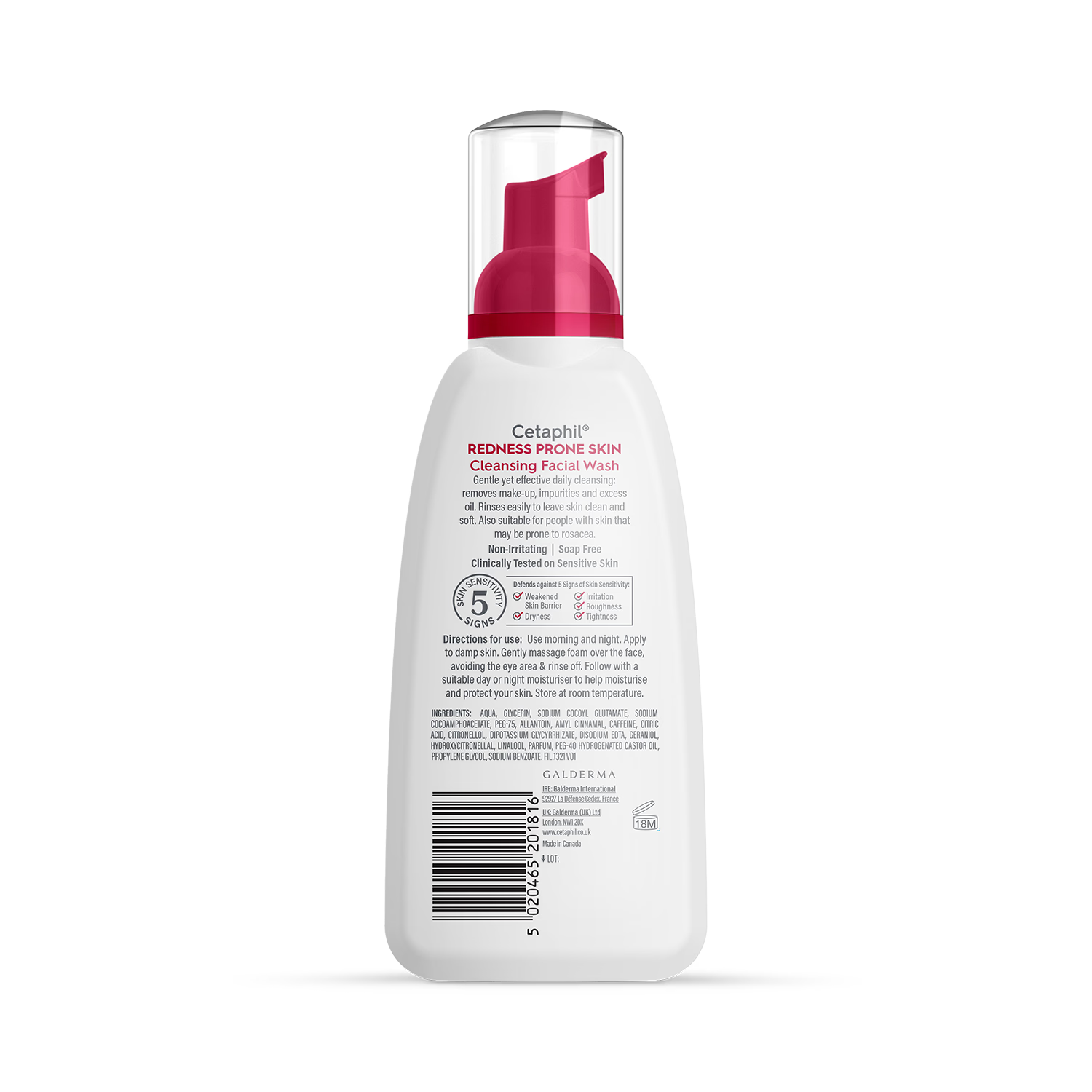 Cetaphil Pro Redness Prone Skin Cleanser Face Wash 236ml