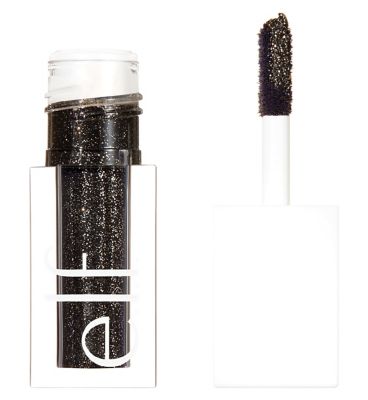 e.l.f. Glitter Melt Liquid Eyeshadow Vegetarian & Vegan Boots Black Magic  