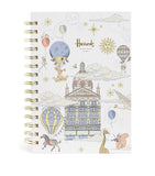 A5 Lined Notebook with Menagerie Pattern 21cm x 15cm