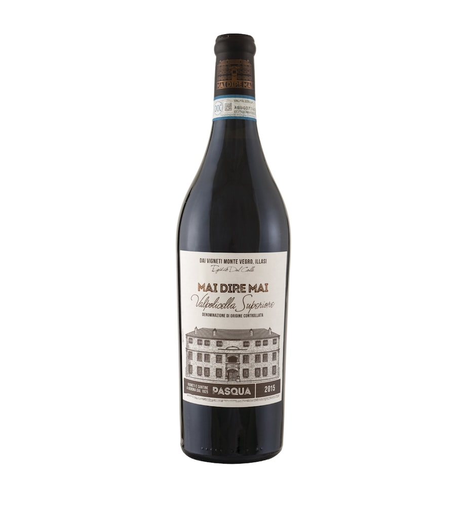 Pasqua Mai Dire Mai Valpolicella 2015 red wine 75cl, imported from the UK
