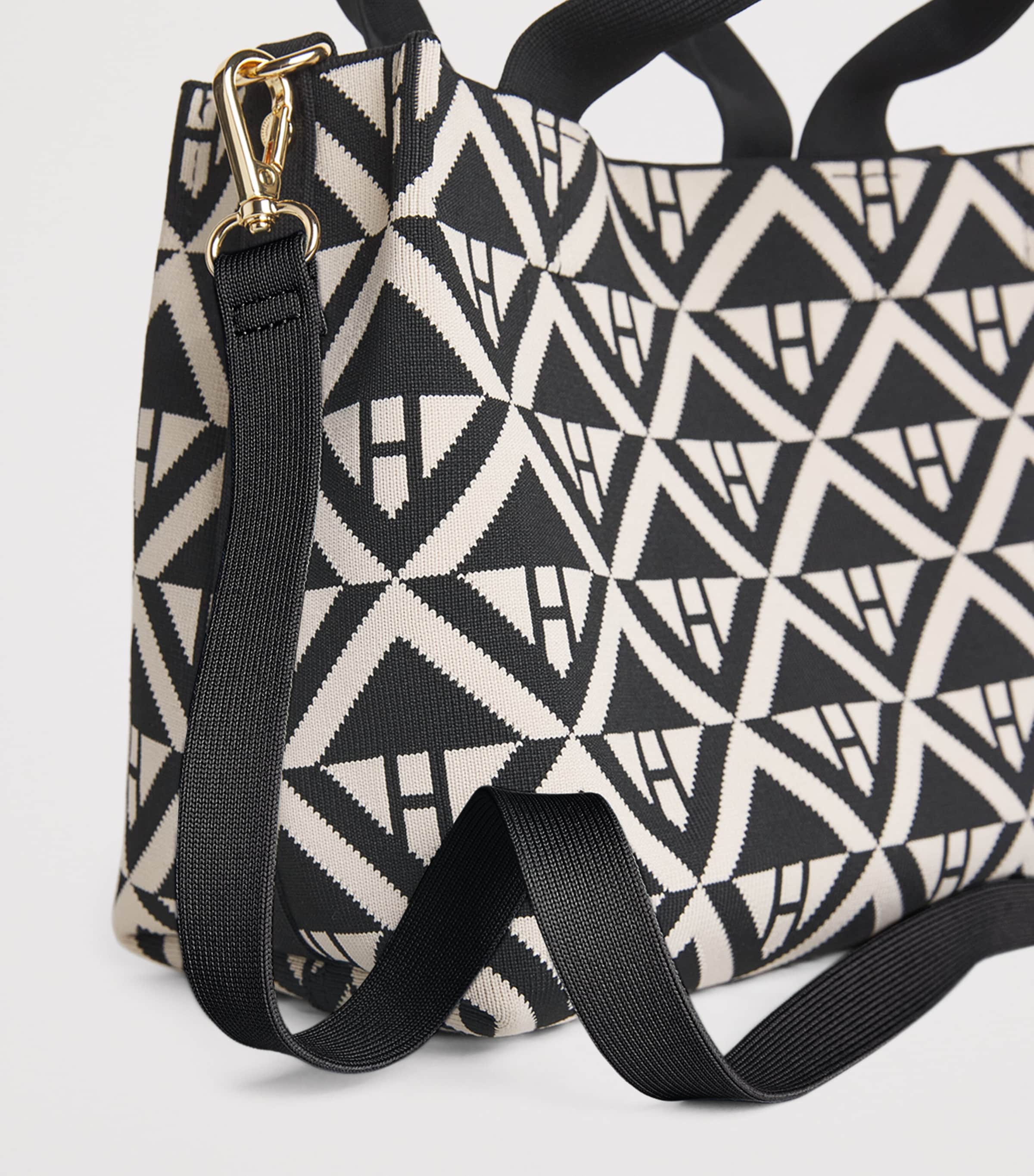 Harrods small geometric tote bag (British brand)