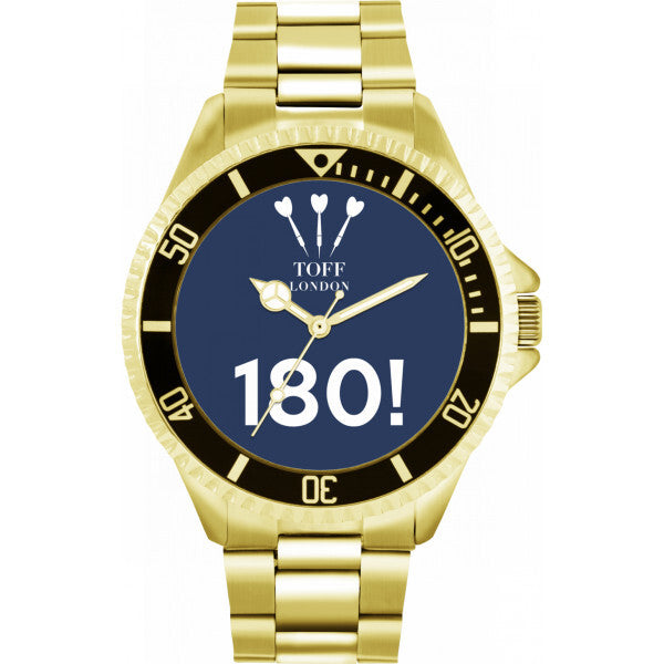 Toff London Blue Mens Dark Blue 180 Darts Watch