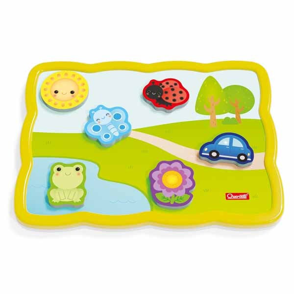 Quercetti Smart Puzzle First Words & Colours - British product