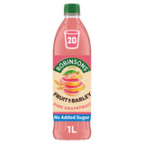 Robinsons Fruit & Barley Pink Grapefruit Squash 1L Robinsons Sainsburys   