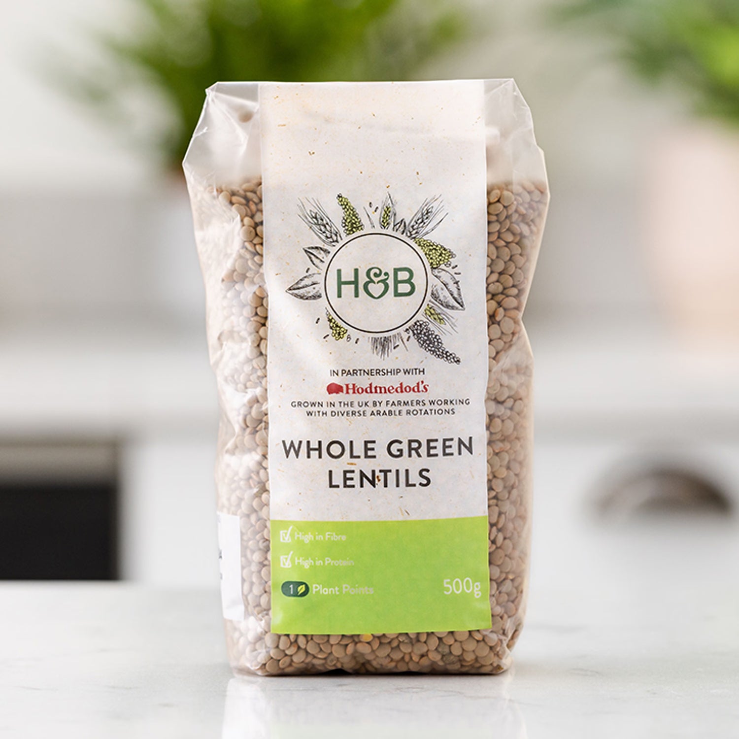 Holland & Barrett Whole Green Lentils 500g, UK version