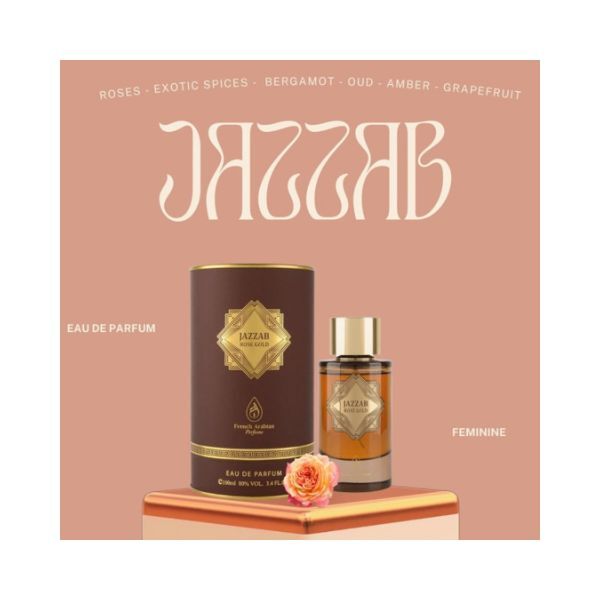 Jazzab Rose Gold eau de parfum 100ml, UK version