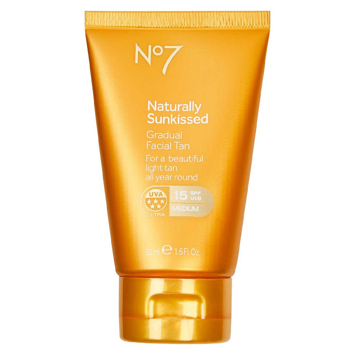 No7 Naturally Sun Kissed Gradual Face Tan SPF15 50ml GOODS Boots   