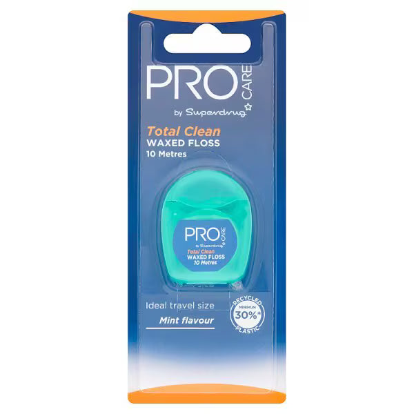 Superdrug ProCare Mini Zahnseide 10m (Britische Marke)