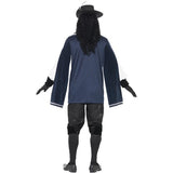 Smiffys Musketeer costume with top, hat, gloves and beard - British product