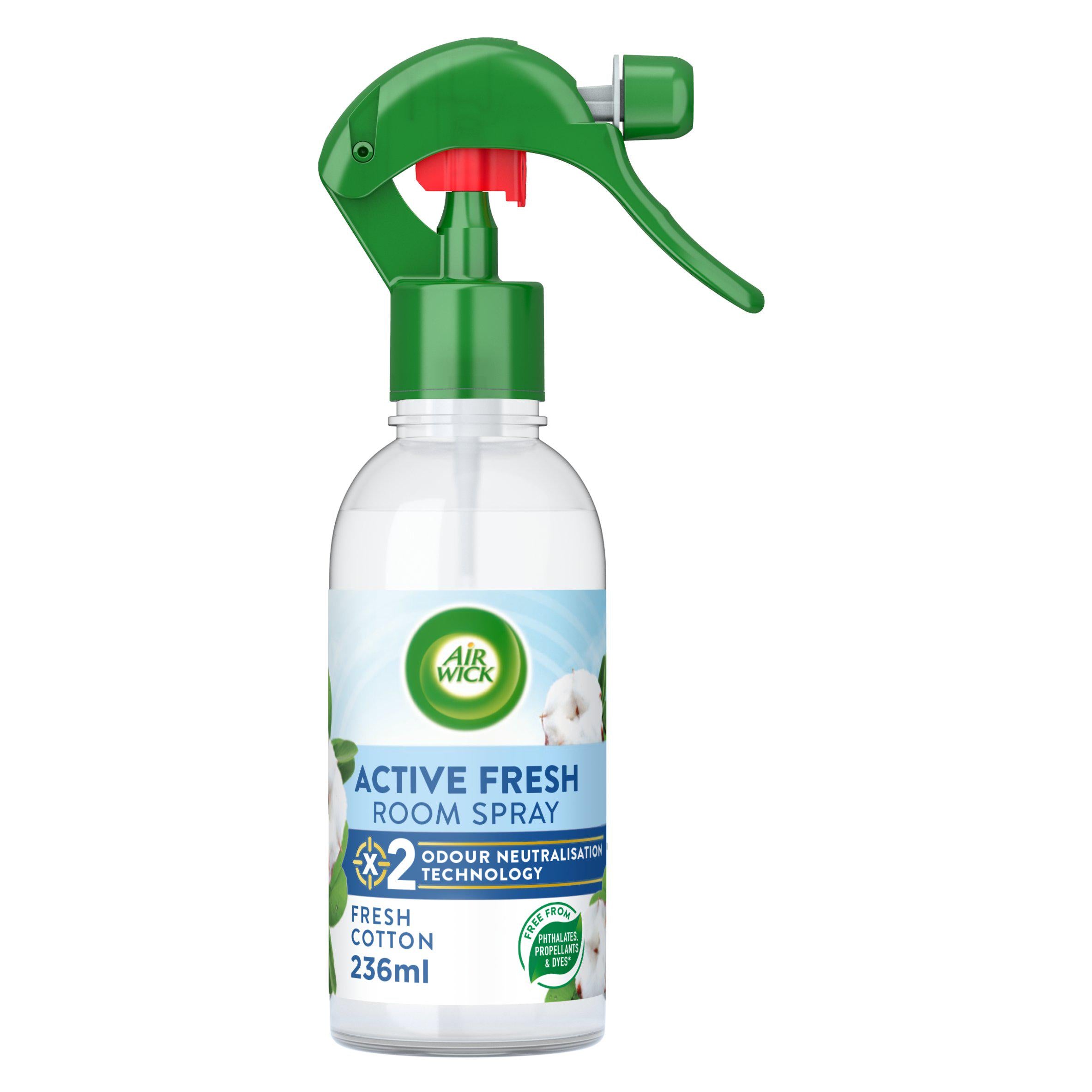 Air Wick Fresh Cotton Active Fresh Room Spray 236ml GOODS Sainsburys   