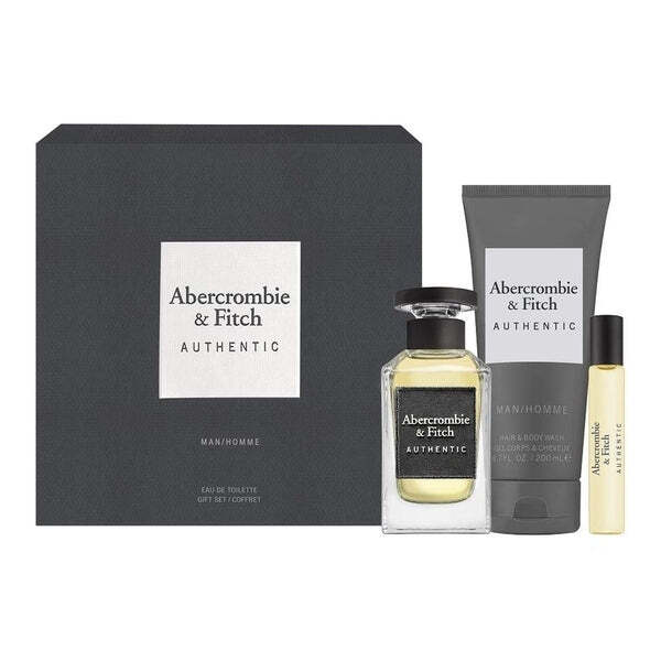 Abercrombie & Fitch Authentic Man gift set 100ml EDT, UK version