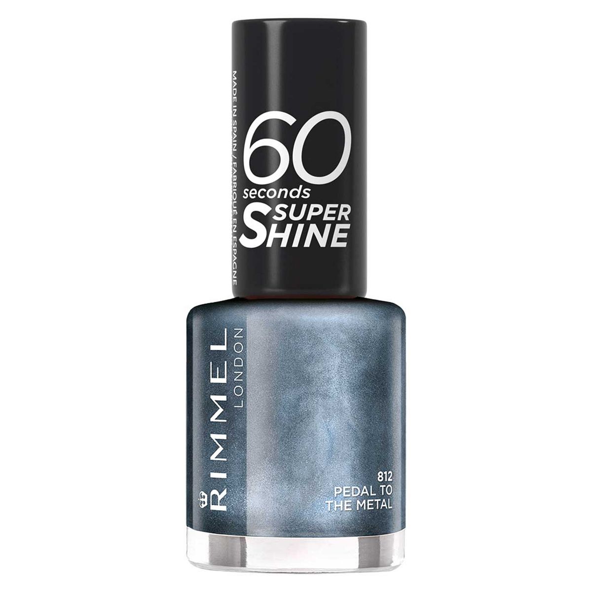 Rimmel 60 Seconds Super Shine Nail Polish Pedal To The Metal GOODS Boots   