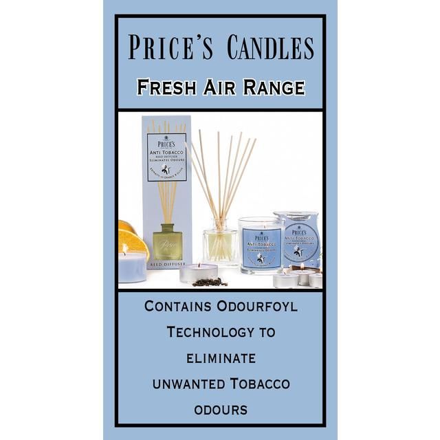 Price's Candles Anti Tobacco Odour Eliminating Jar General Household M&S   