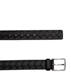 Bottega Veneta Intrecciato leather belt, imported from the UK