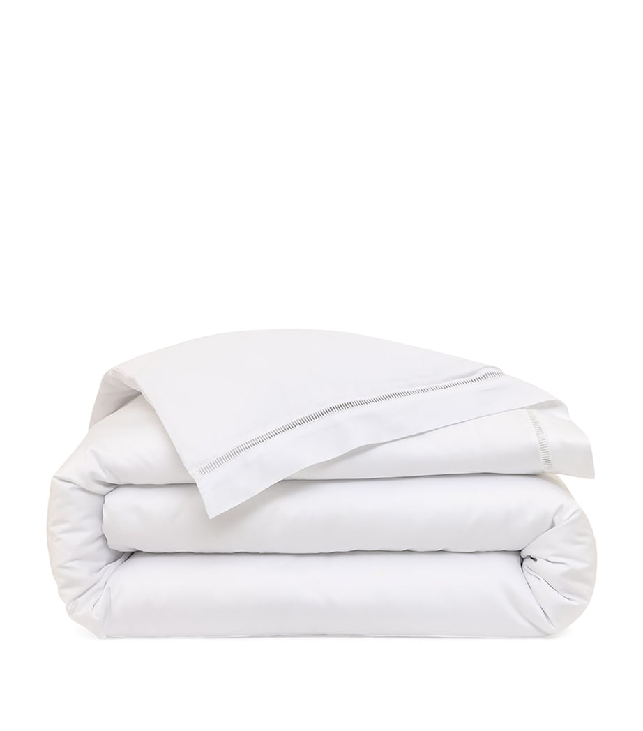 Yves Delorme Colisée Blanc duvet cover 220cm x 260cm (British brand)