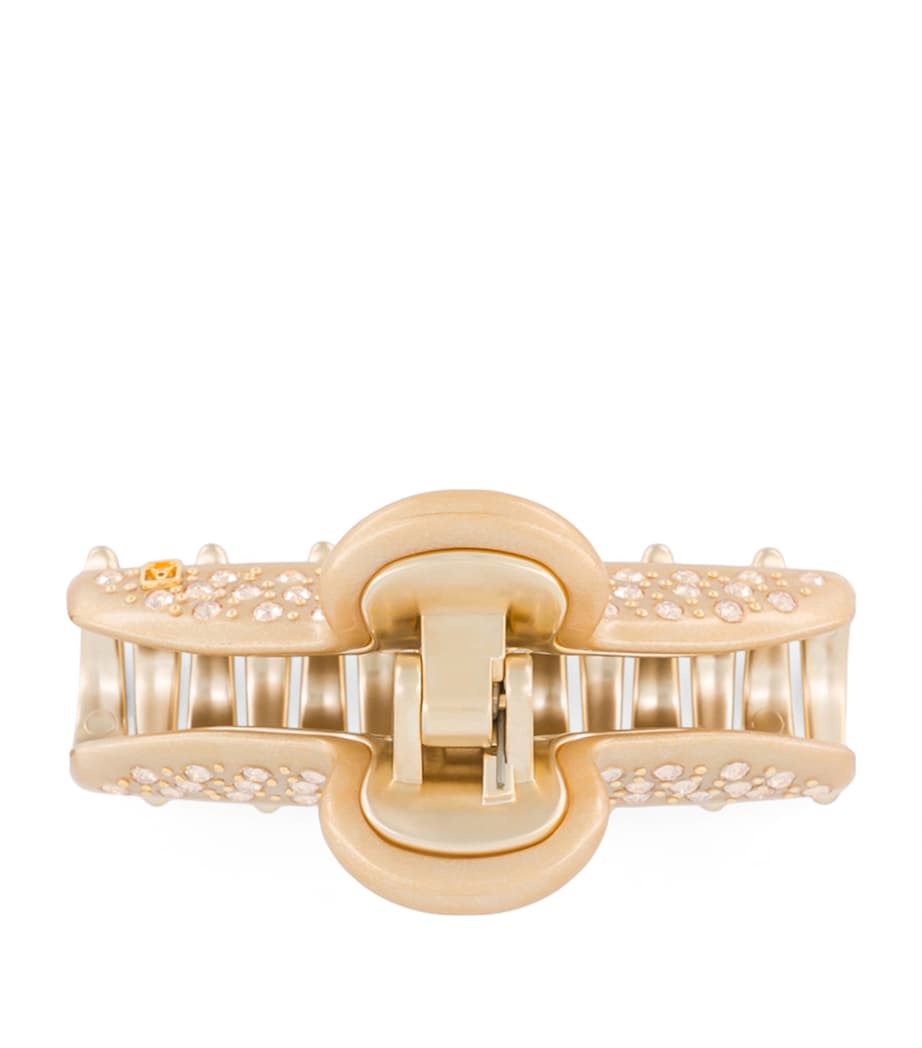 Alexandre de Paris gold-plated hair clip 7.5cm (British brand)