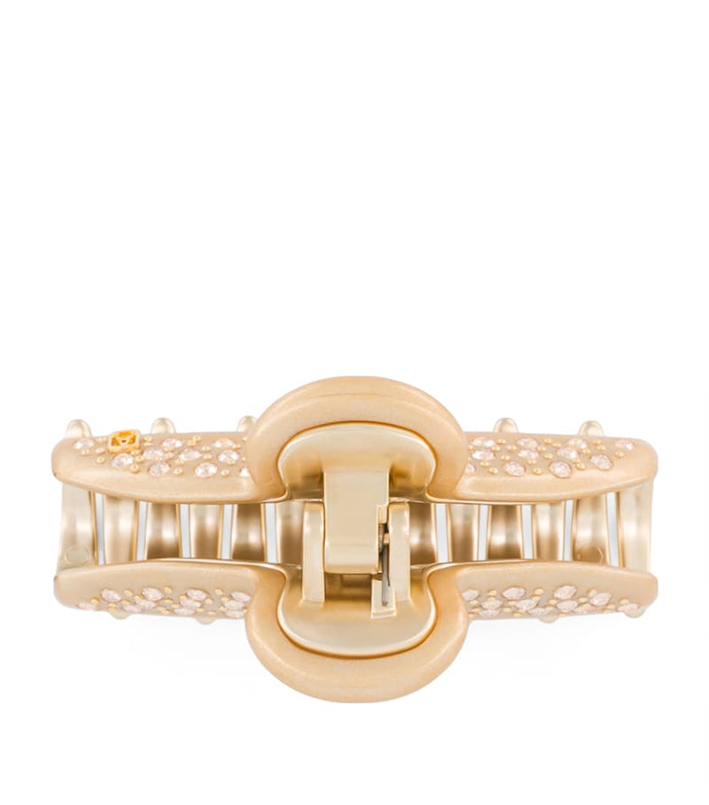 Alexandre de Paris gold-plated hair clip 7.5cm (British brand)