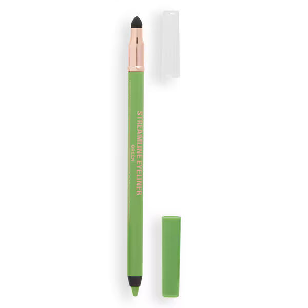 Revolution Streamline Waterline Eyeliner Pencil Green, imported from the UK