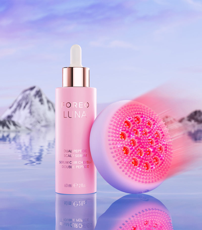 Foreo LUNA 4 2-in-1 LED scalp massager, imported from the UK