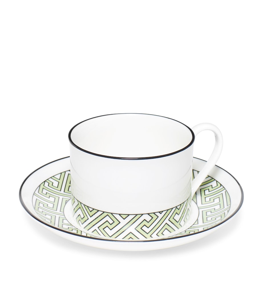 O.W.London Maze teacup and saucer, UK version