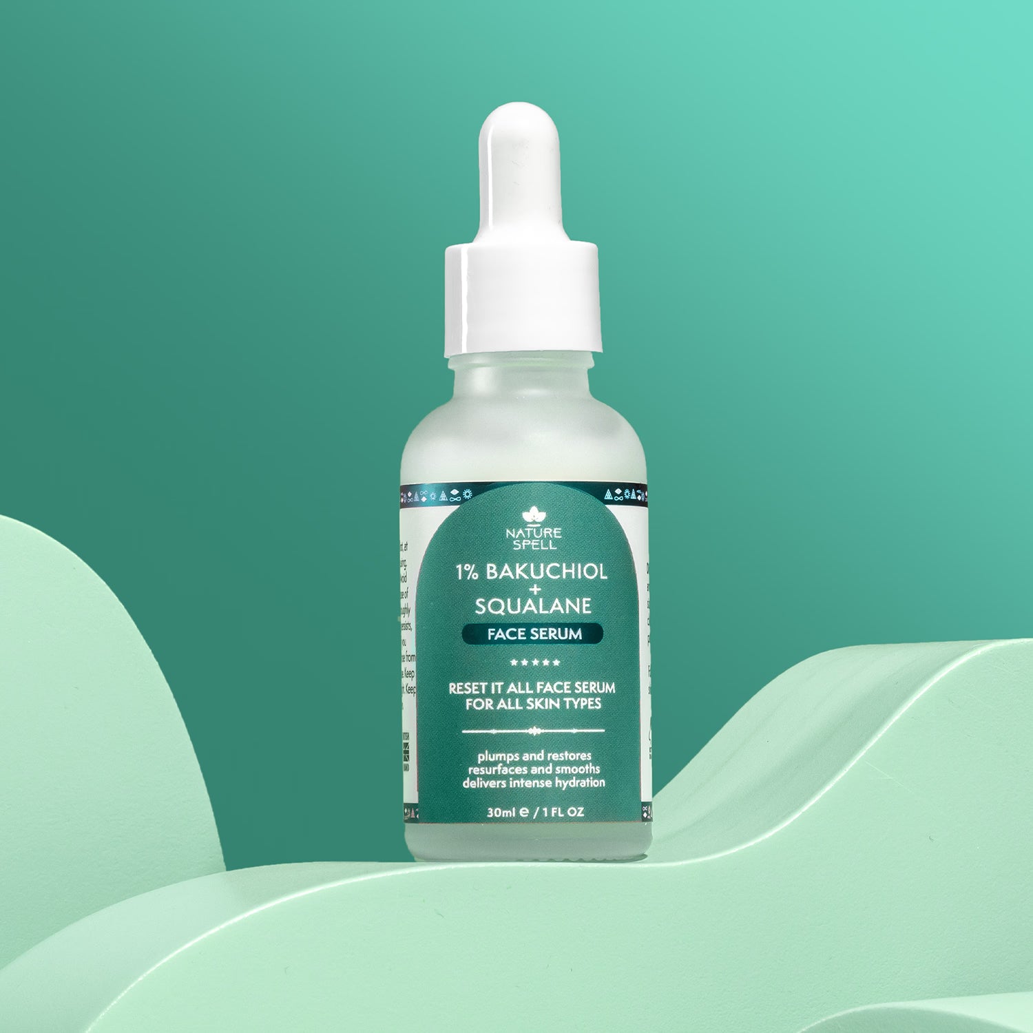 Nature Spell Bakuchiol Squalane face serum 30ml, UK version