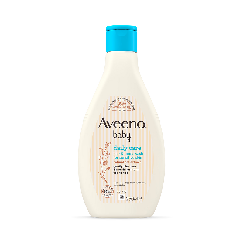 Aveeno Baby Daily Care Haar & Körper Shampoo 250ml - Britisches Produkt