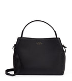 Soft Leather Organizer Pouch with Multiple Pockets, 19cm x 26cm x 3cm